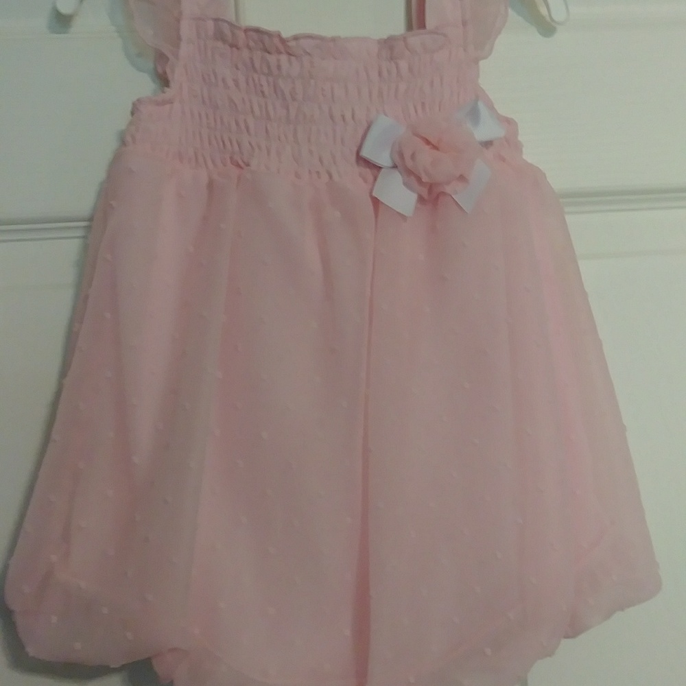 Pink Girls Onesie And Dress